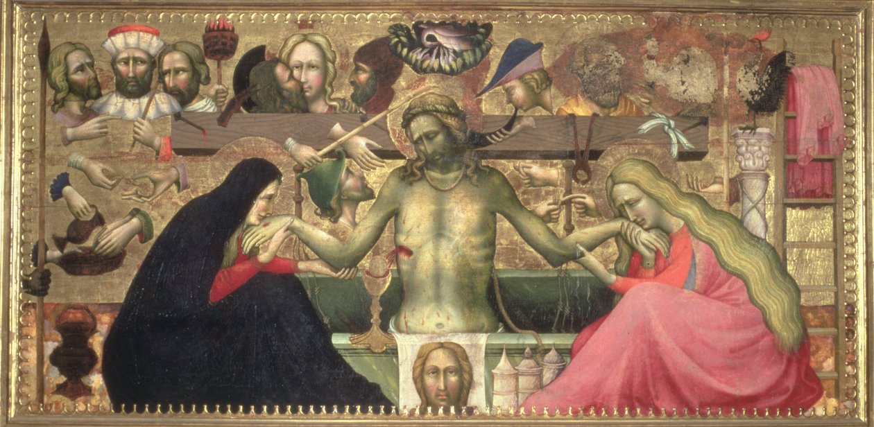 Man of Sorrows with instruments of the Passion, 1404 by Lorenzo Monaco