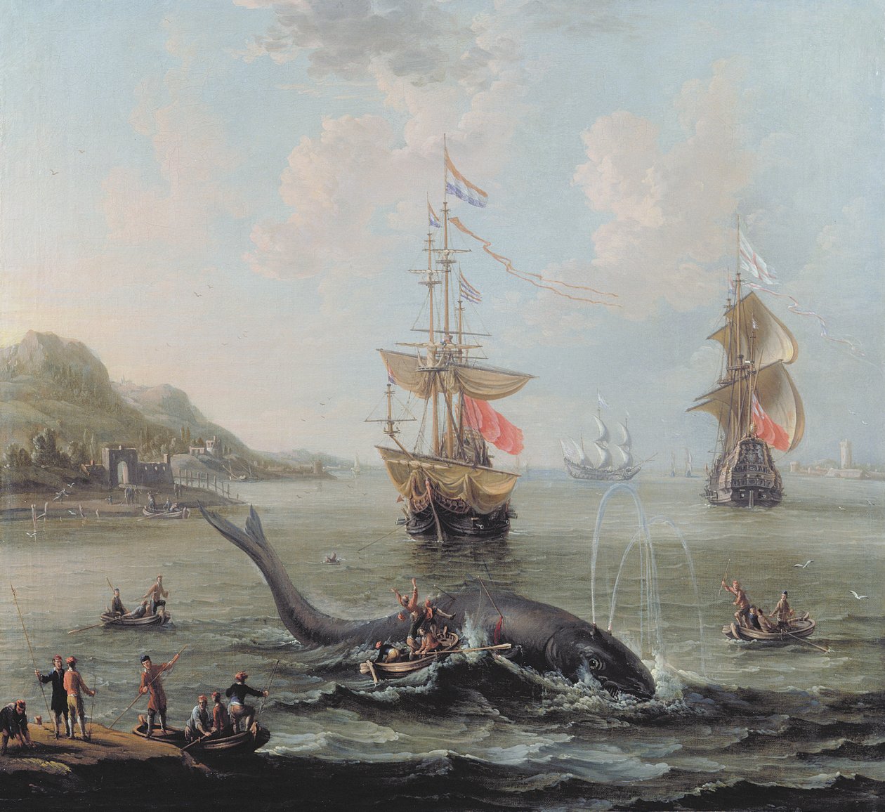 Whaling in an Estuary by Lorenzo da Castro