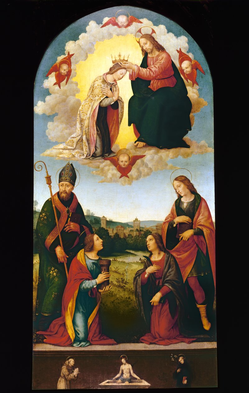 Coronation of the Virgin by Lorenzo di Credi