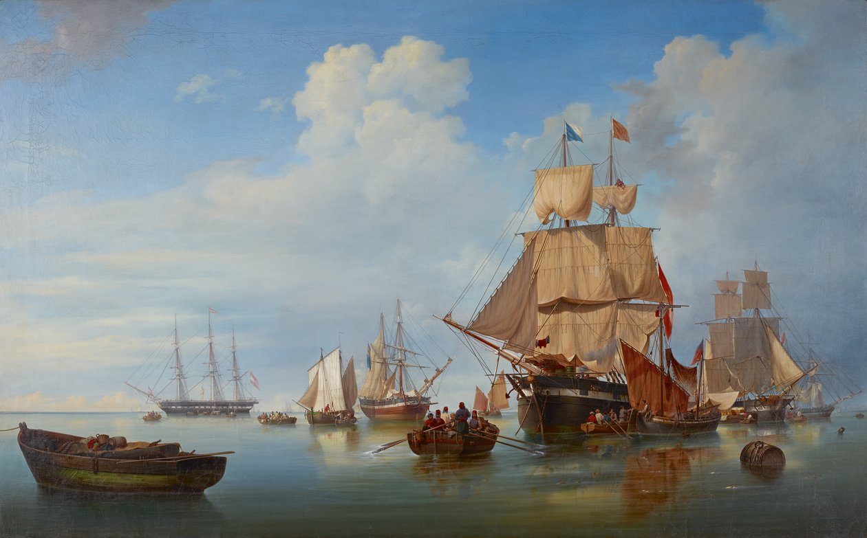 Seascape with Scirocco by Lorenzo Butti