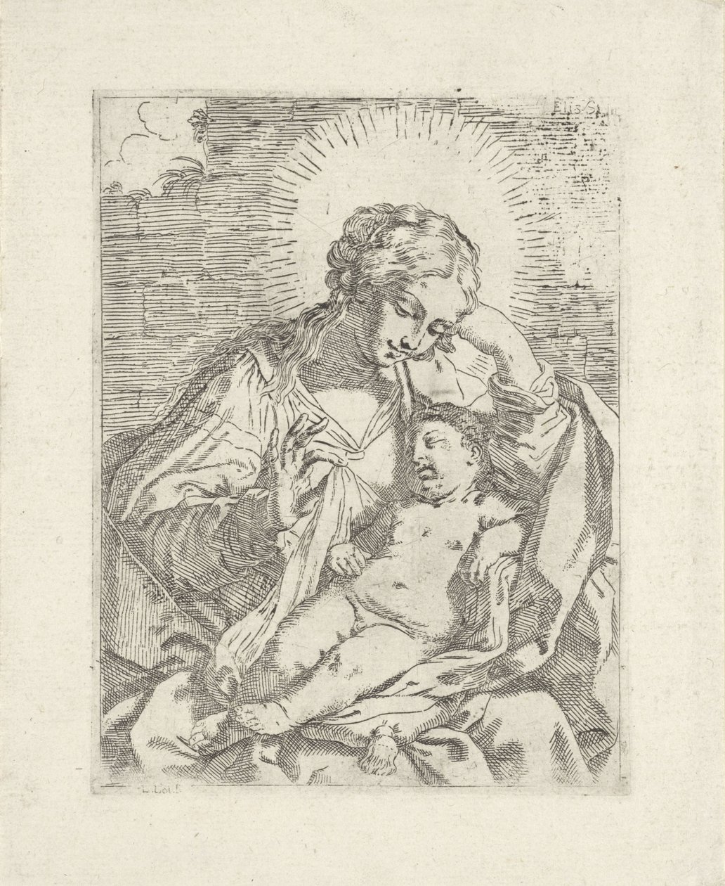 Mary with Child by Lorenzo Loli
