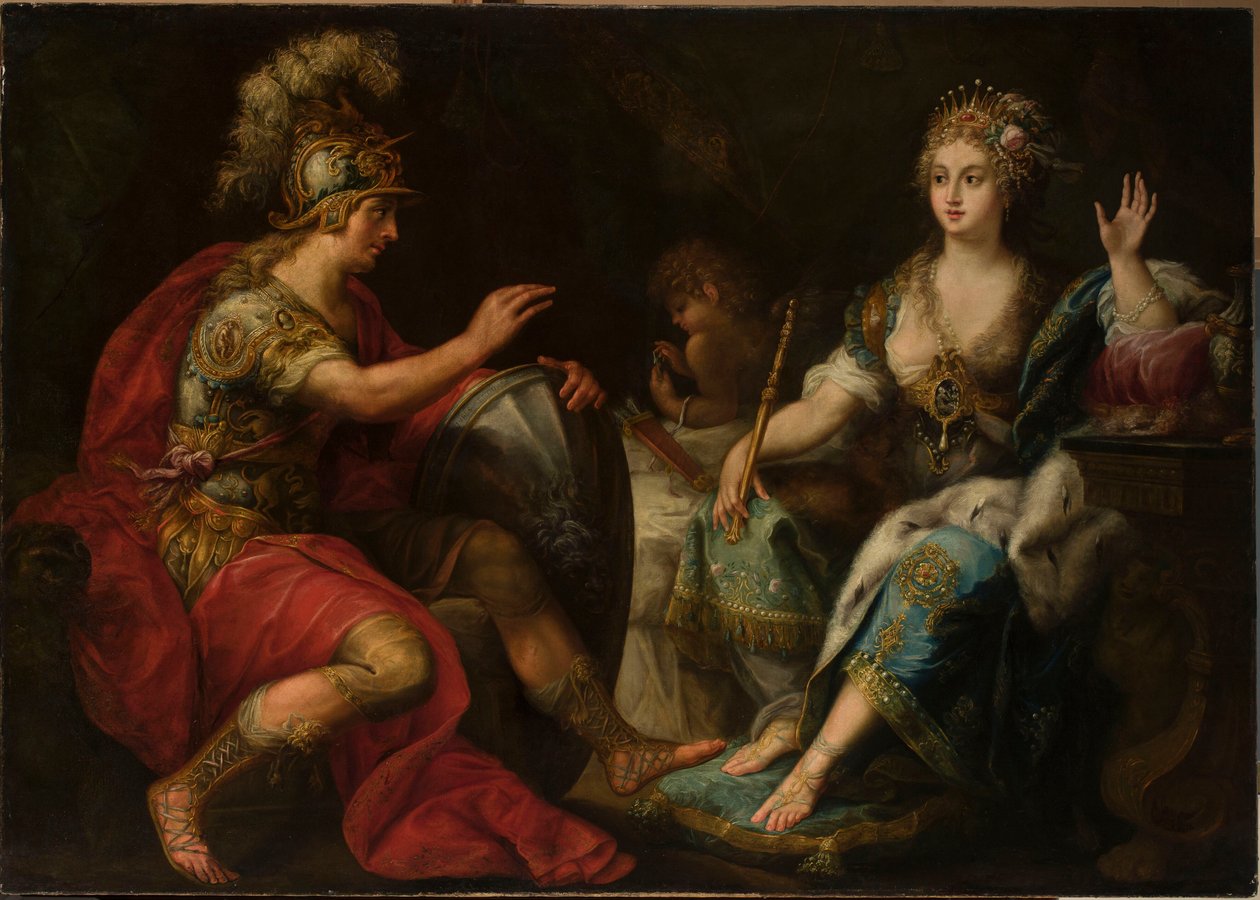Aeneas and Dido by Lorenzo Pasinelli
