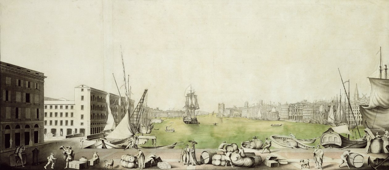 The Port of Marseille by Louis Amphoux