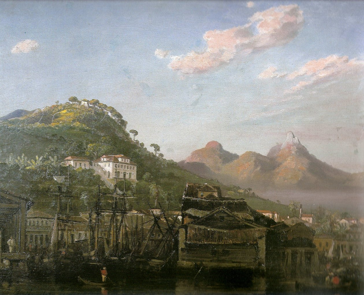 A View of Gamboa, Rio de Janeiro by Louis Buvelot