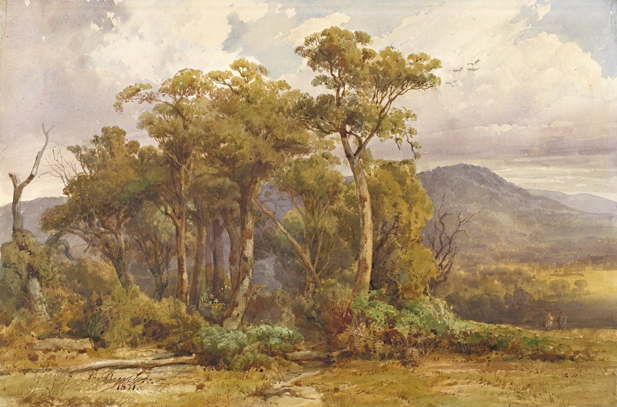Yarra Flats by Louis Buvelot
