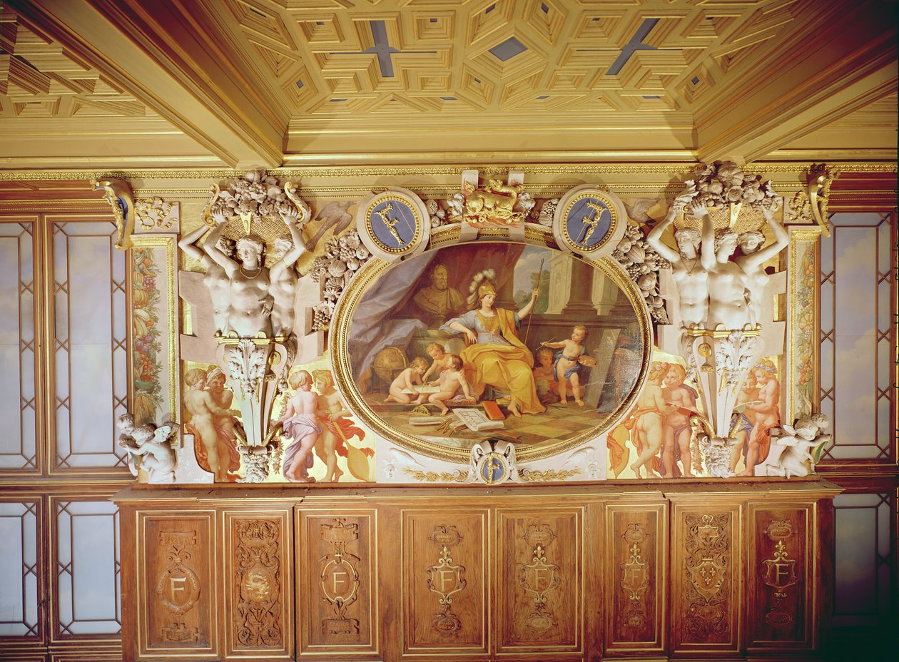 Galerie François I, Fresco Depicting 