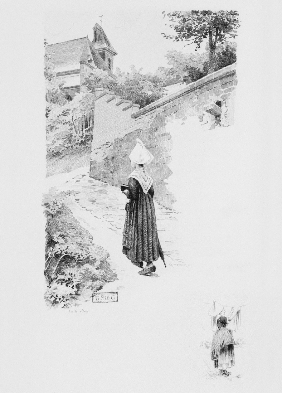 The servant Felicite, illustration from 