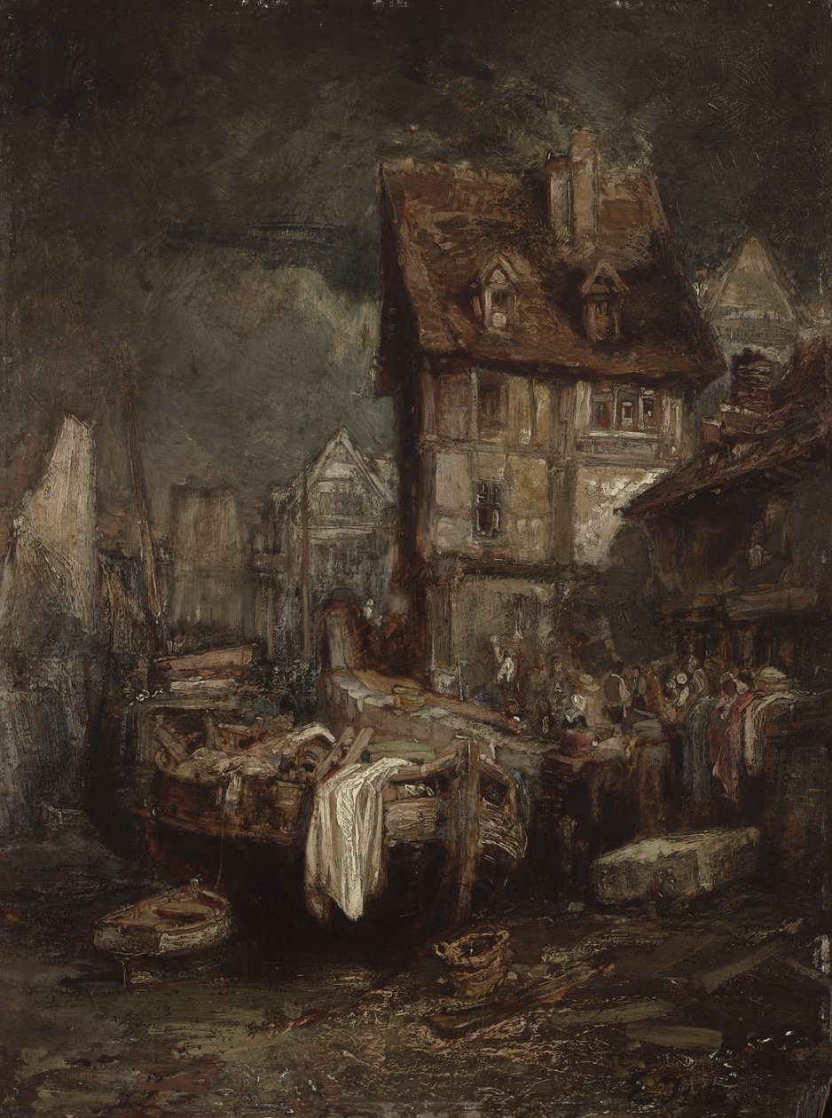 Interior of a Port by Eugene Isabey