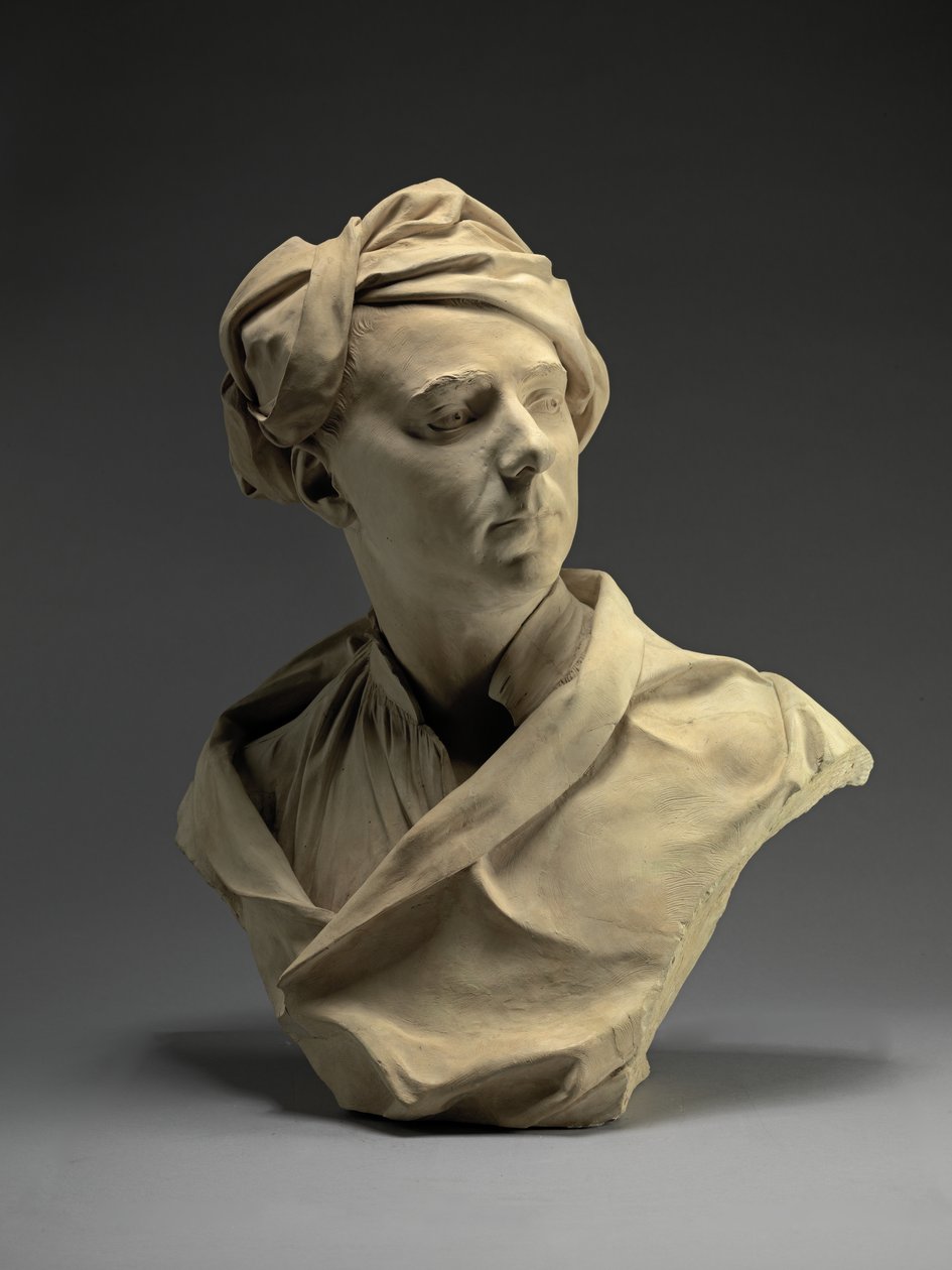 Bust of a Man, Probably Francis Hayman, c.1750 by Louis Francois Roubilliac