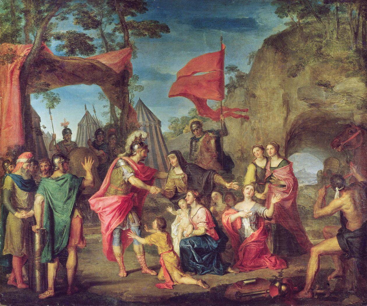 Coriolanus in the Volscian Camp, 1747 by Louis Galloche