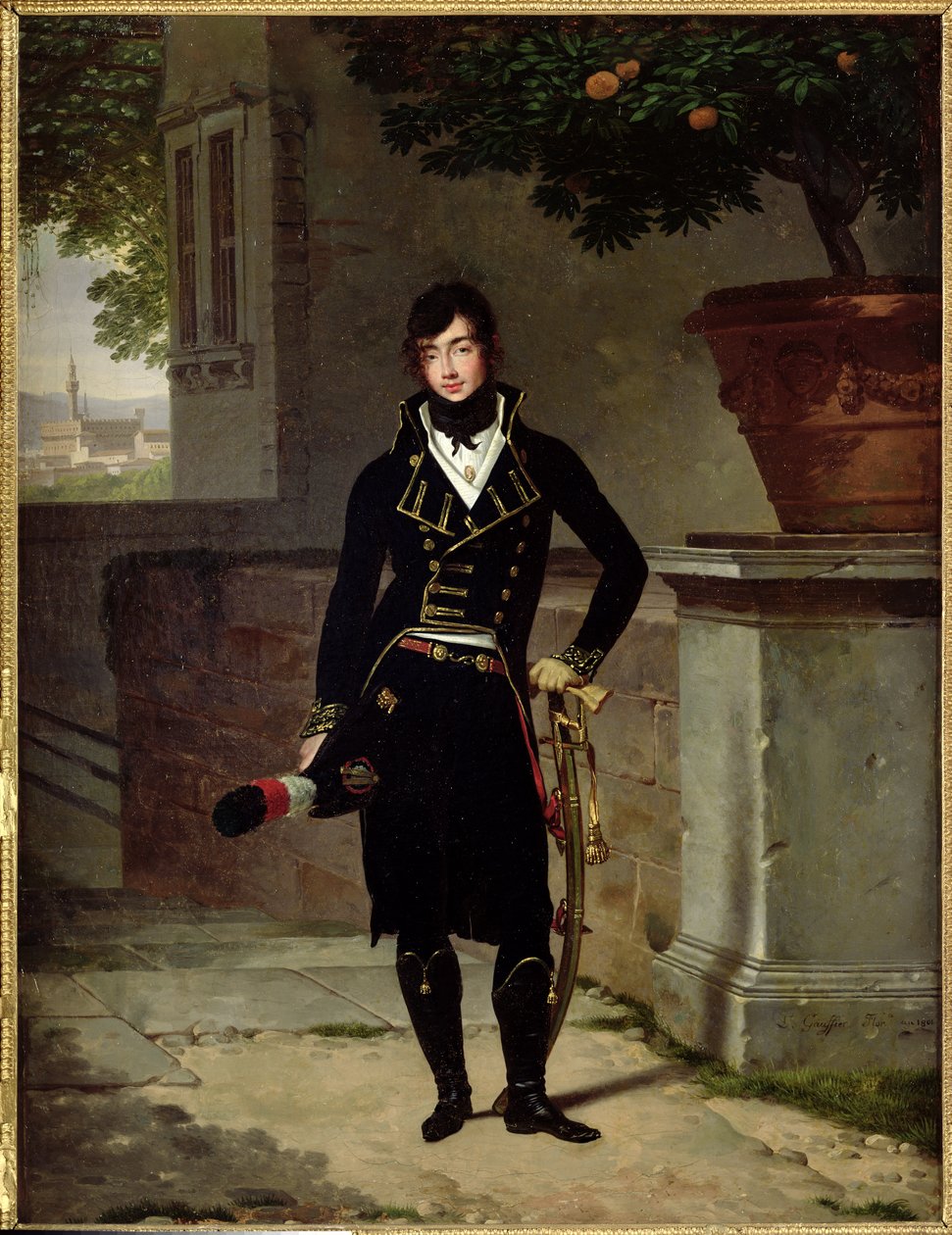 Portrait of an Officer of the Cisalpine Republic by Louis Gauffier