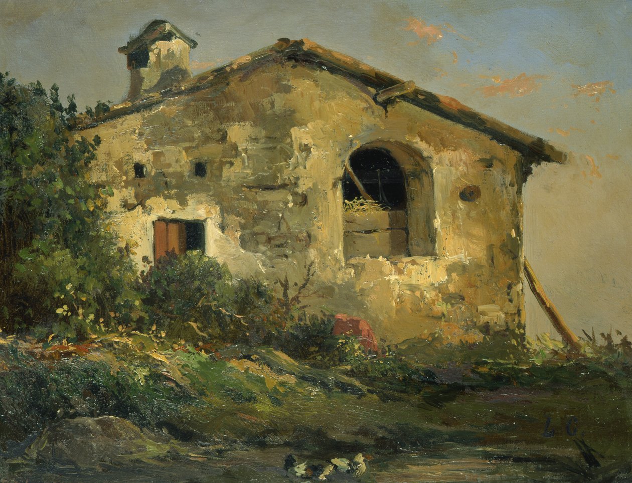 A Ruin by Louis Gurlitt