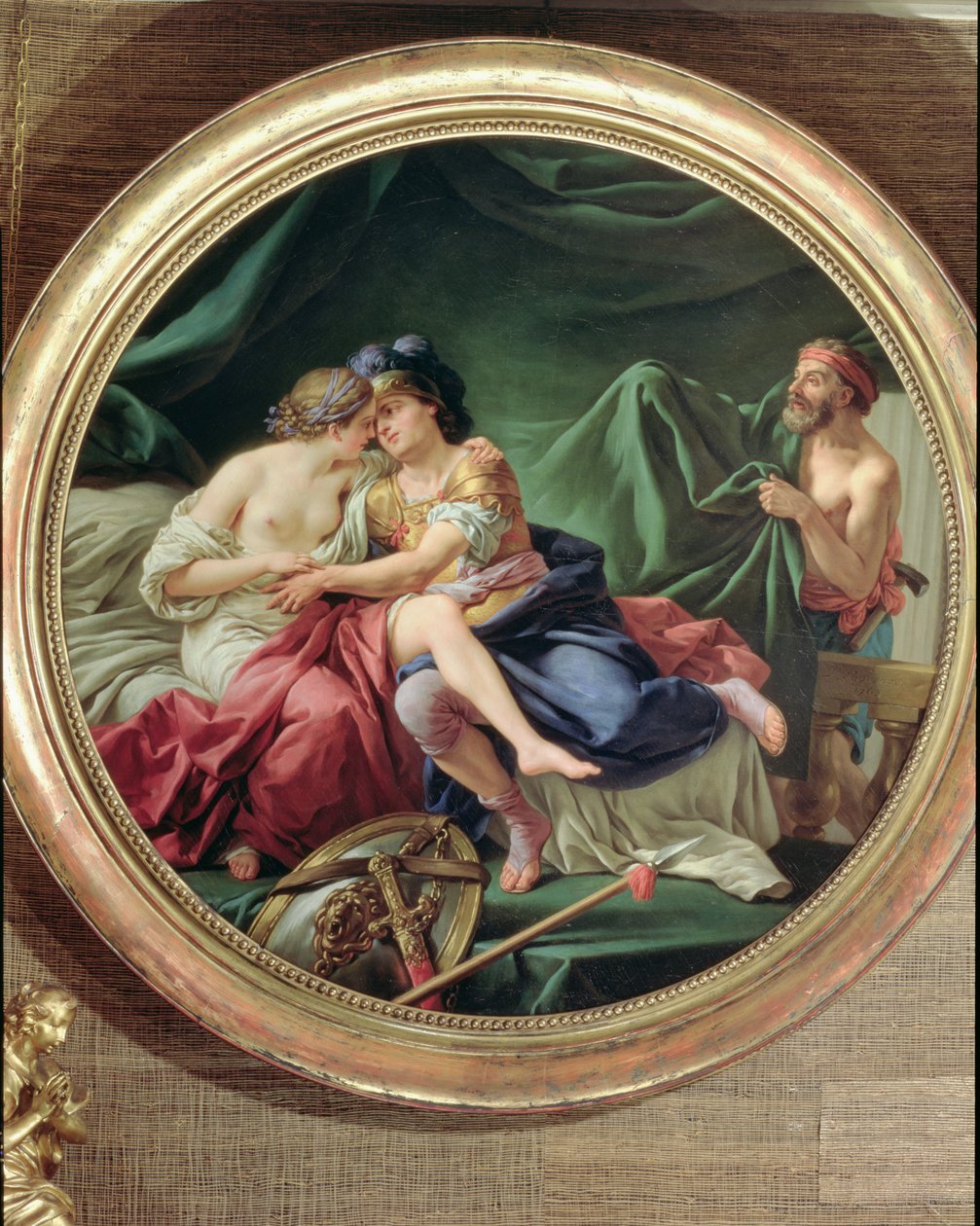 Mars and Venus Surprised by Vulcan by Louis Jean François Lagrenée