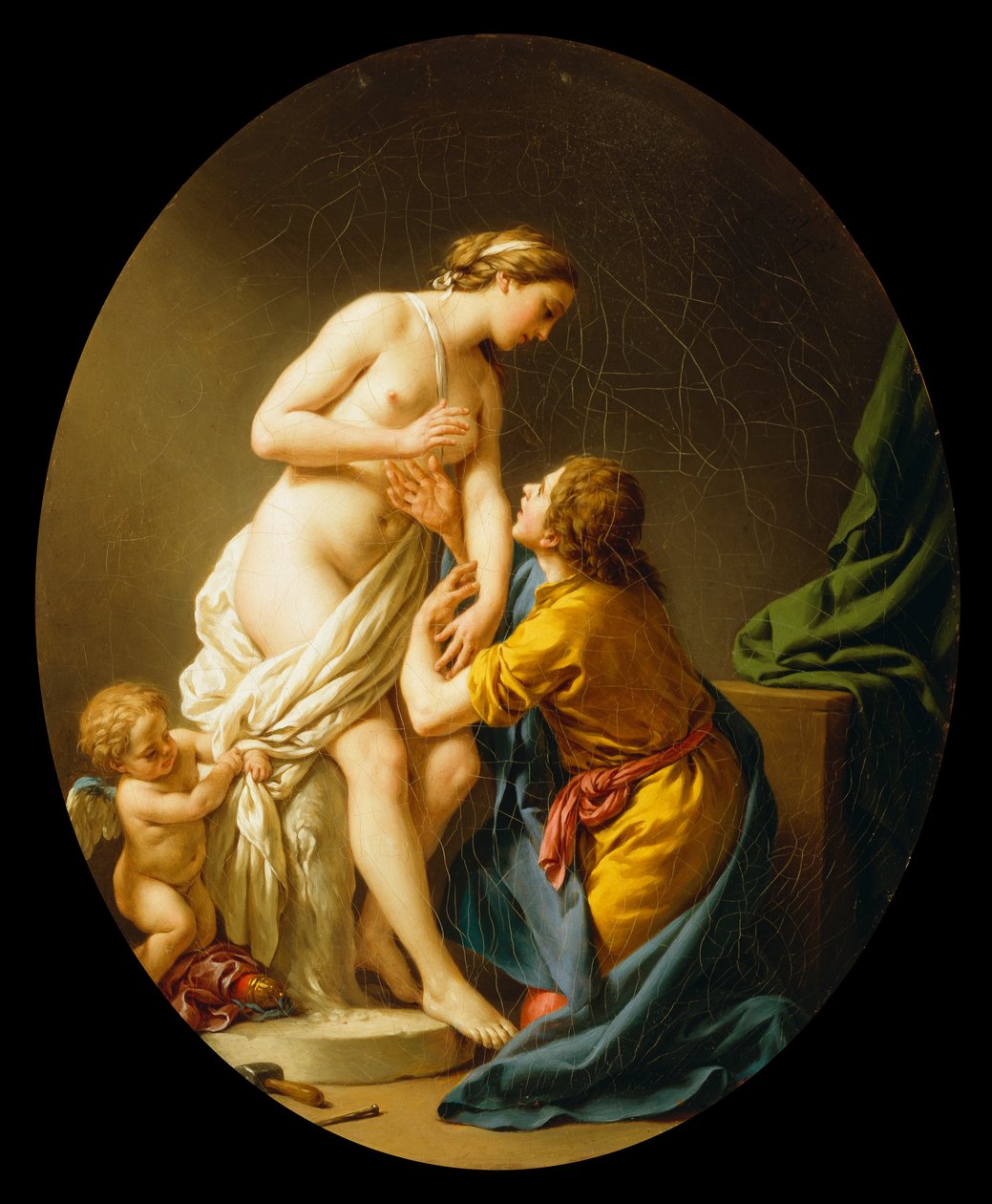 Pygmalion and Galatea by Louis Jean François Lagrenée