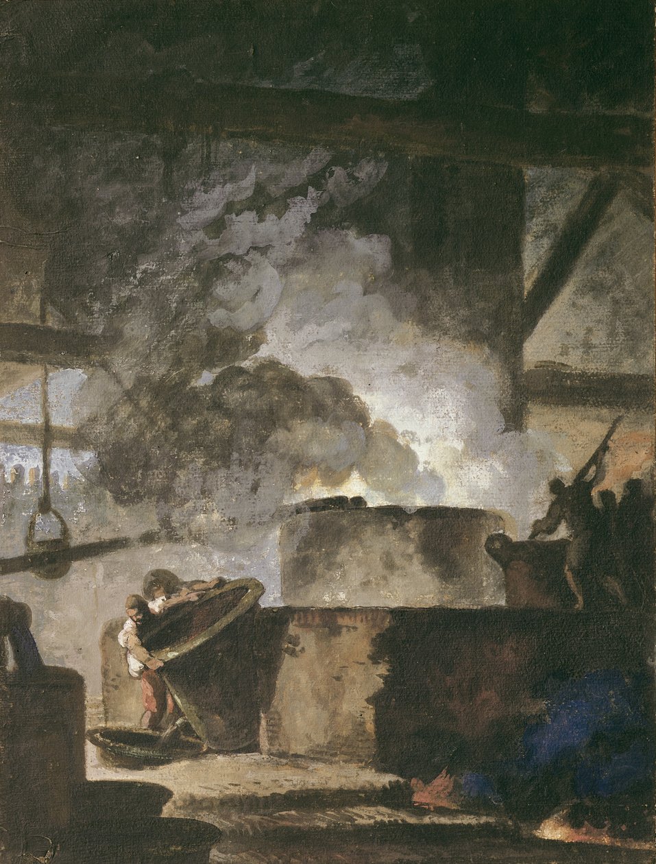 The Saltpetre Works by Louis Jean Jacques Durameau
