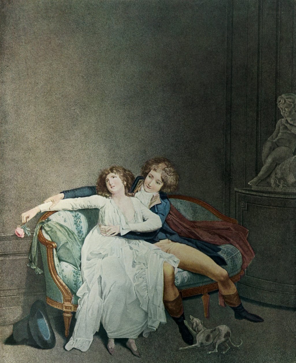 The Dispute of the Rose by Louis Leopold Boilly