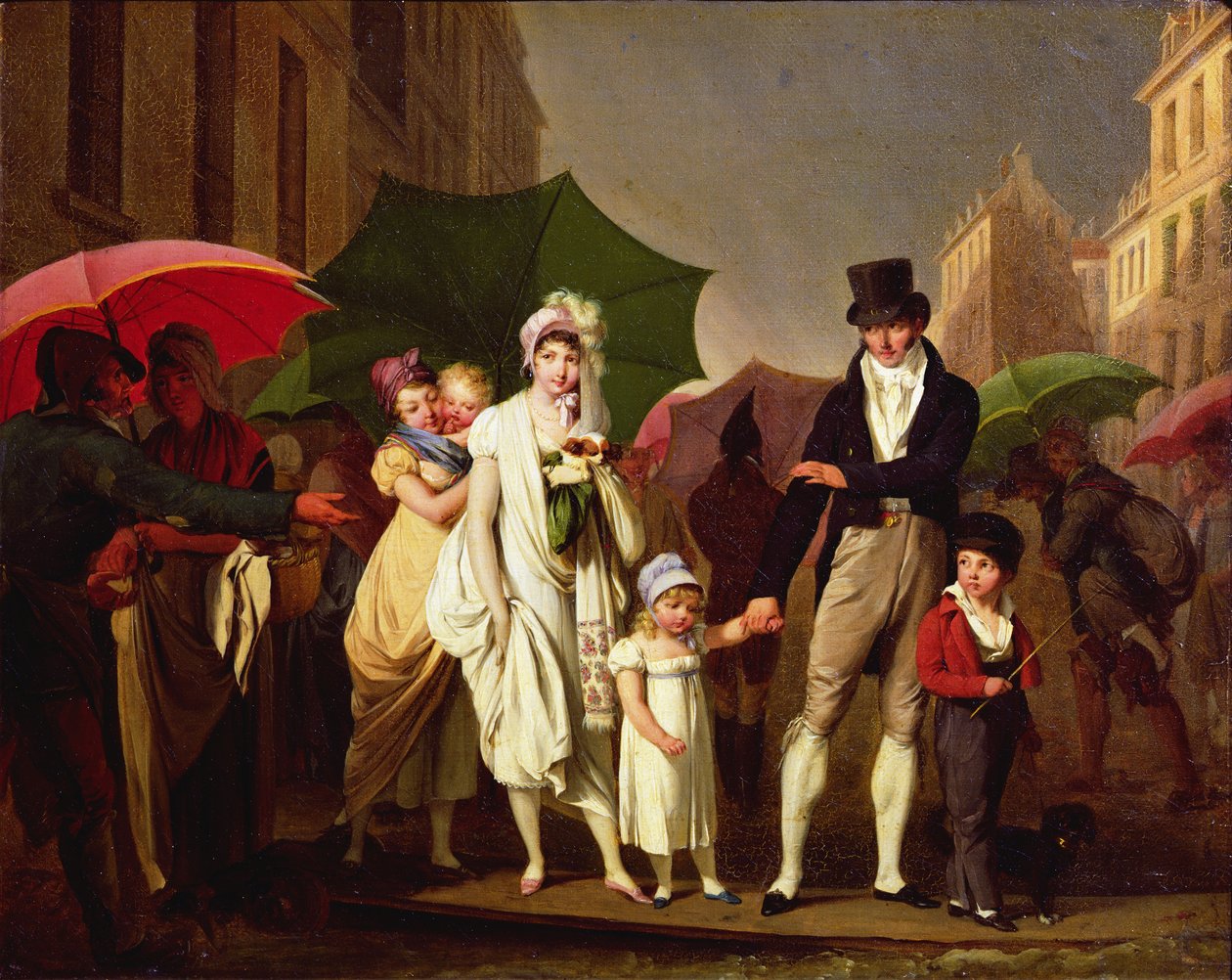 The Downpour by Louis Leopold Boilly