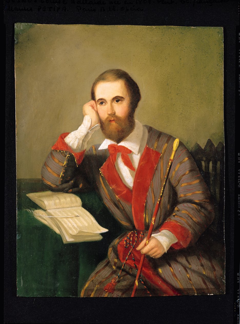 Portrait of a Man, presumed to be Charles Gounod (1818-93) by Louis Leopold Boilly