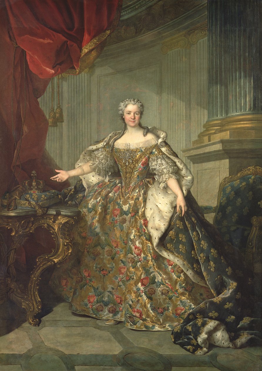 Portrait of Marie Leczinska (1703-68) by Louis Tocqué