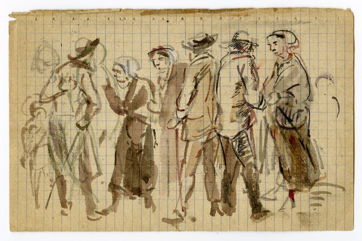 Drawing by Louis Marie Faudacq