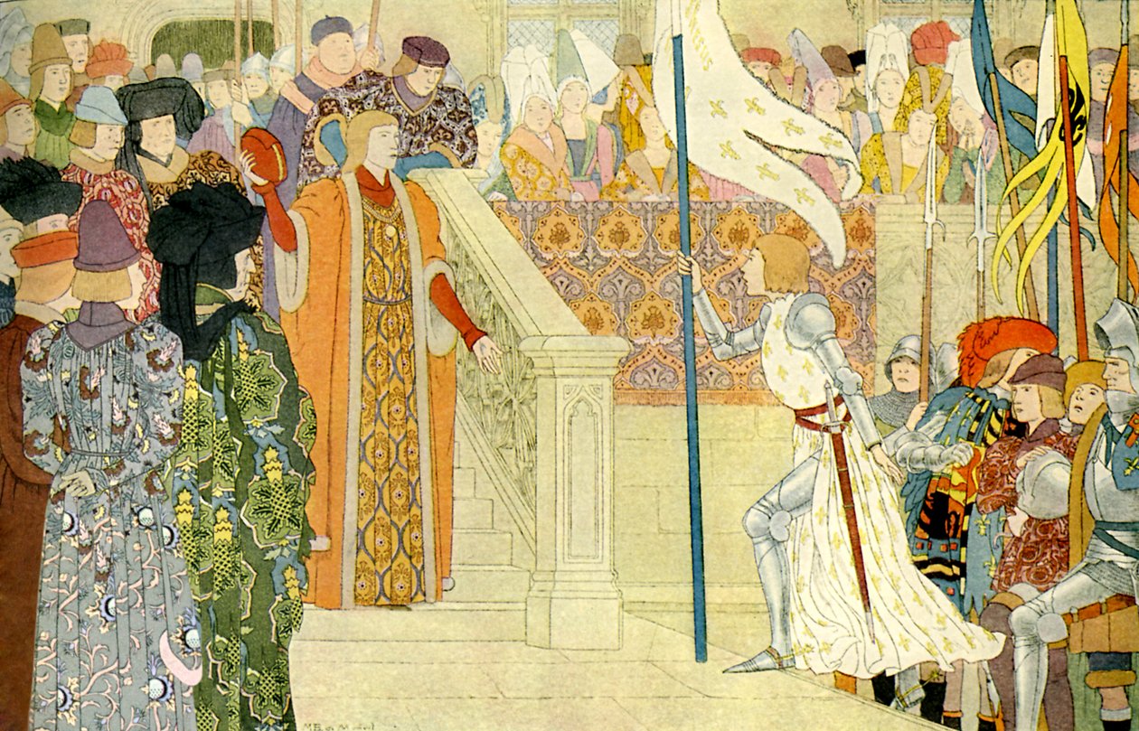 Joan of Arc is Received by Charles VII of France by Louis Maurice Boutet de Monvel