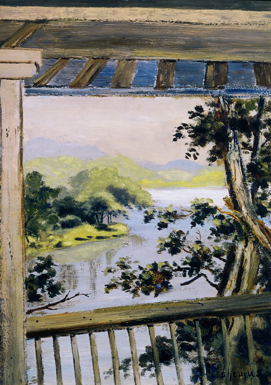 Balcony, Delaware Water Gap by Louis Michel Eilshemius