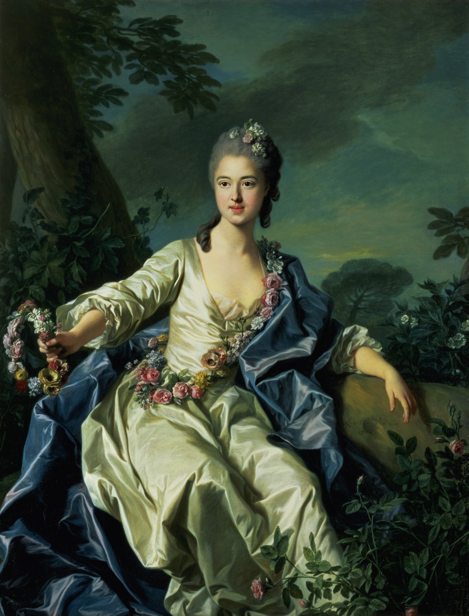 The Comtesse de Beaurepaire by Louis Michel van Loo