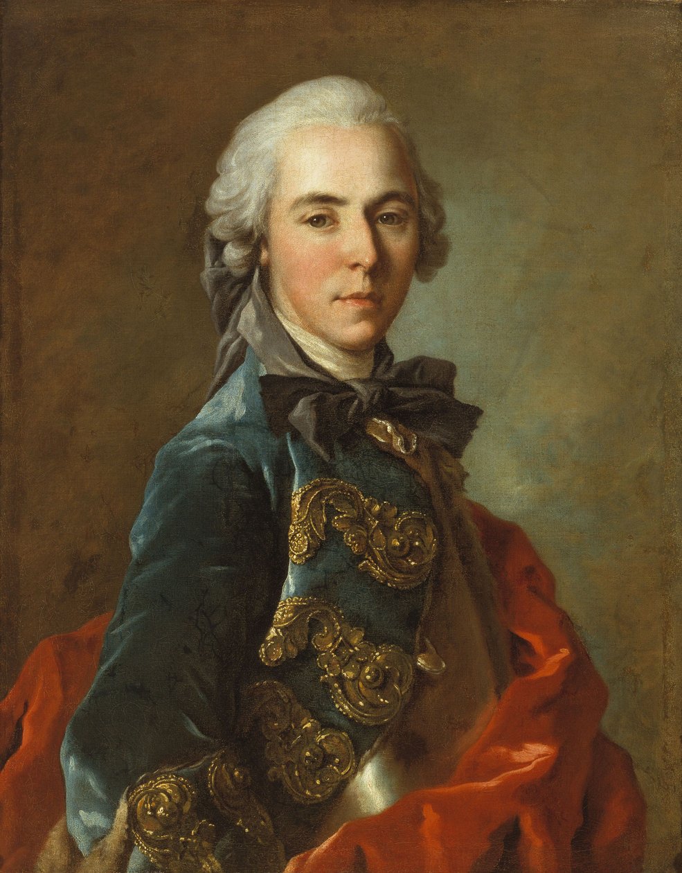 Portrait of a Young Officer by Louis Tocqué