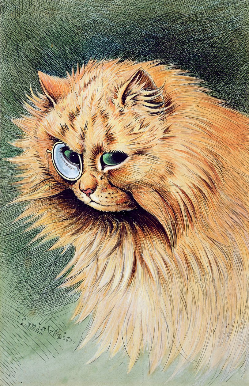 The Monocle by Louis Wain