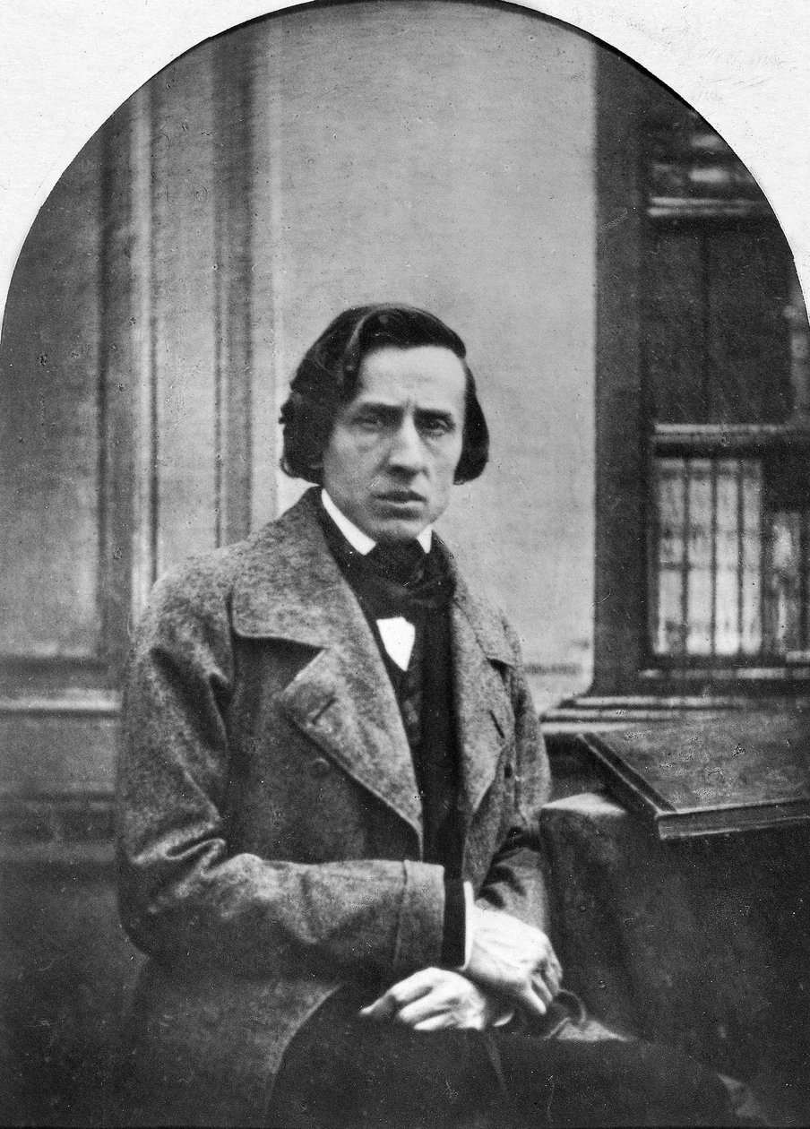 Polish composer and pianist Frederic Chopin by Louis Auguste Bisson