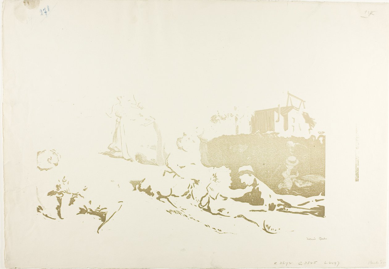 Modern Bucolic by Louis Auguste Lepère