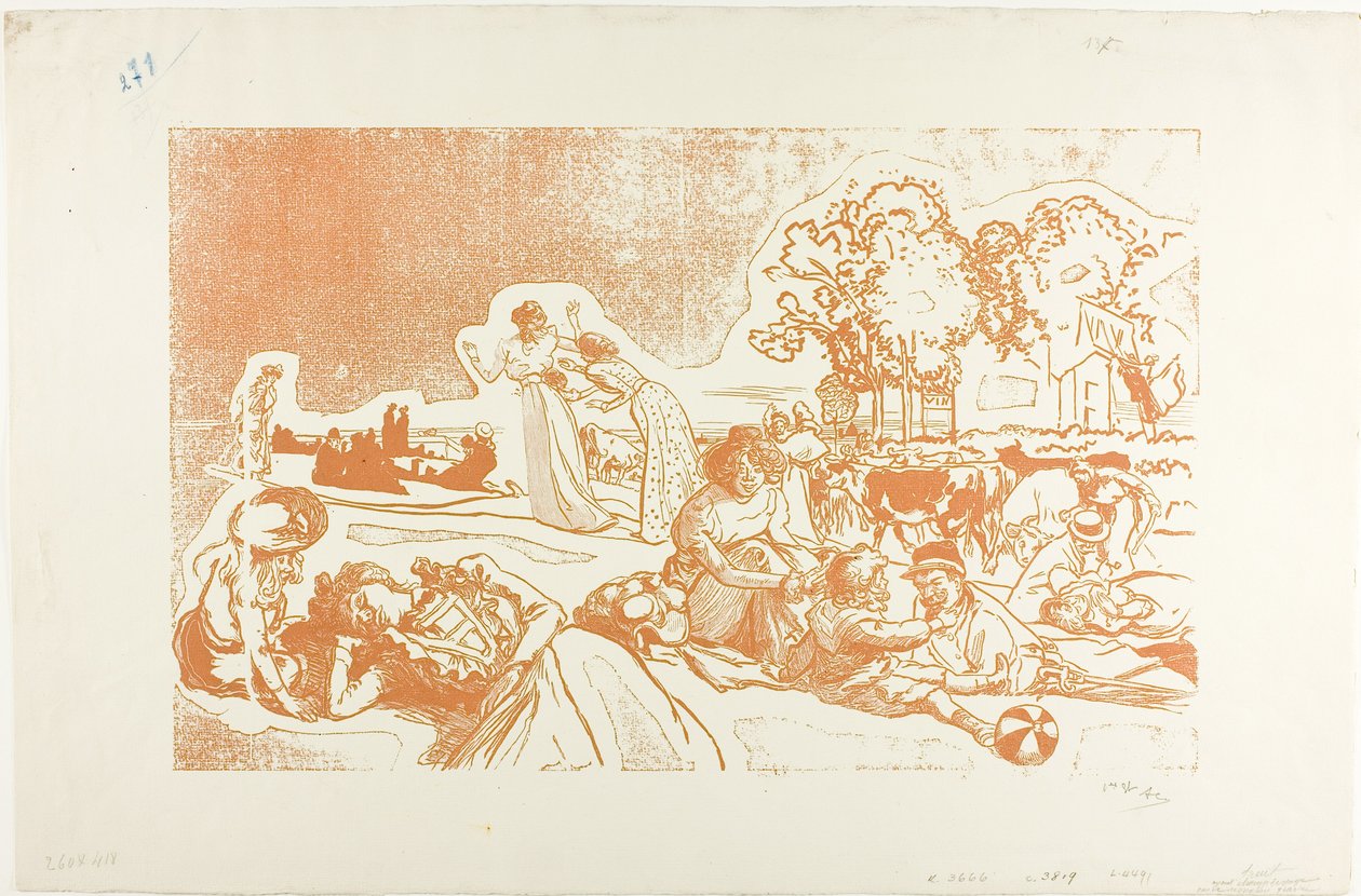 Modern Bucolic by Louis Auguste Lepère
