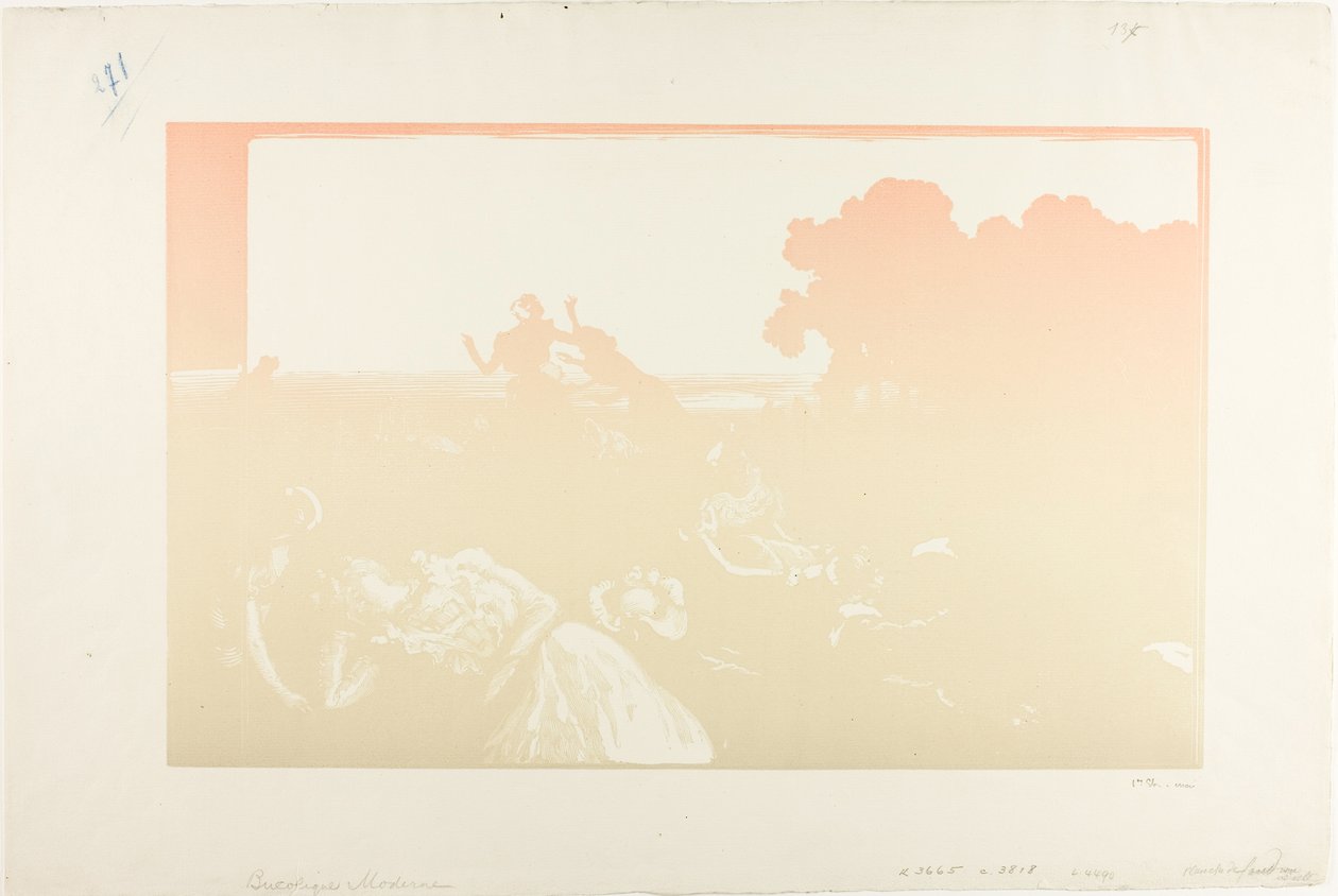 Modern Bucolic by Louis Auguste Lepère