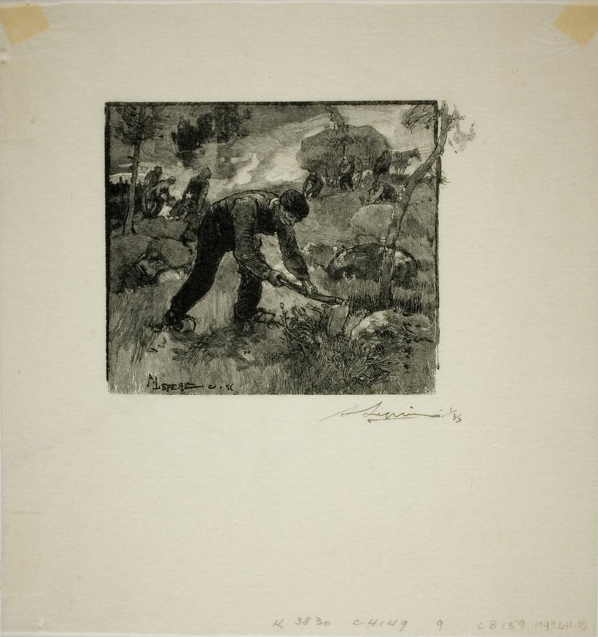 Root Extractors by Louis Auguste Lepère