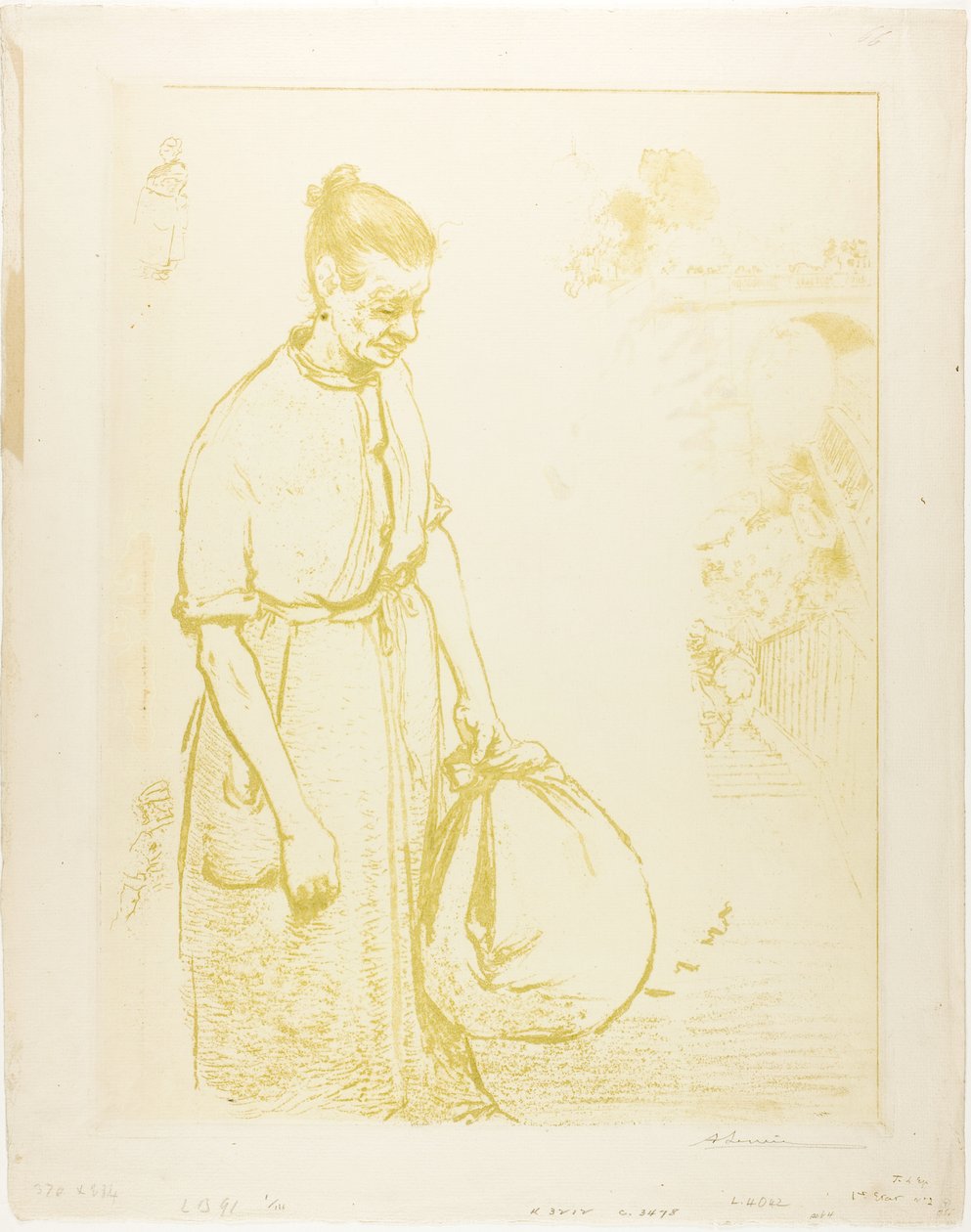 The Laundresses by Louis Auguste Lepère