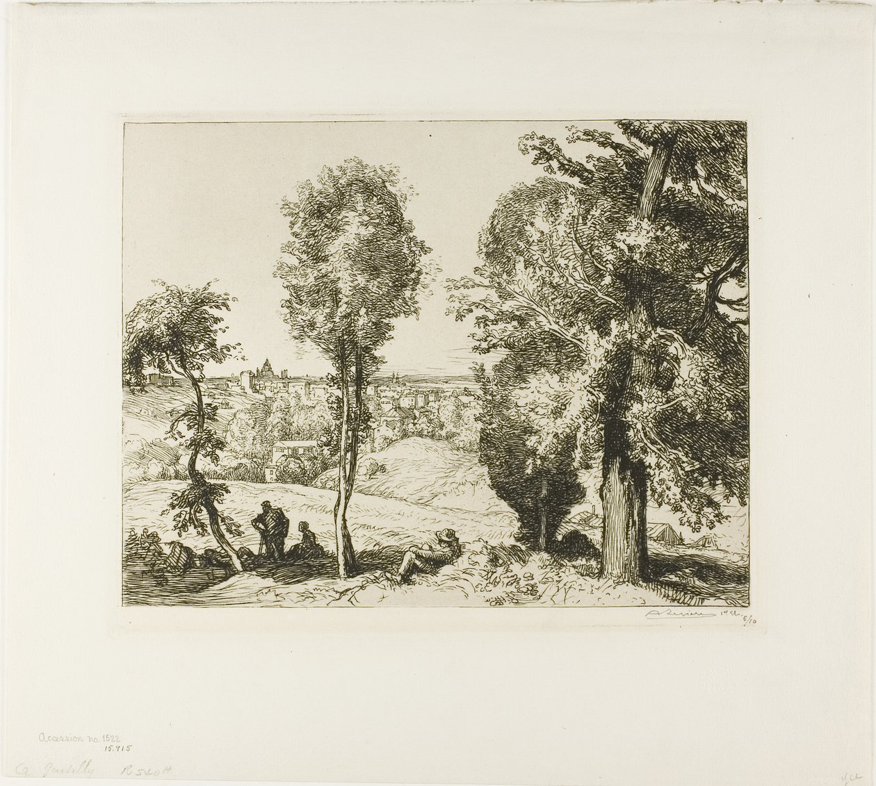 To Gentilly by Louis Auguste Lepère