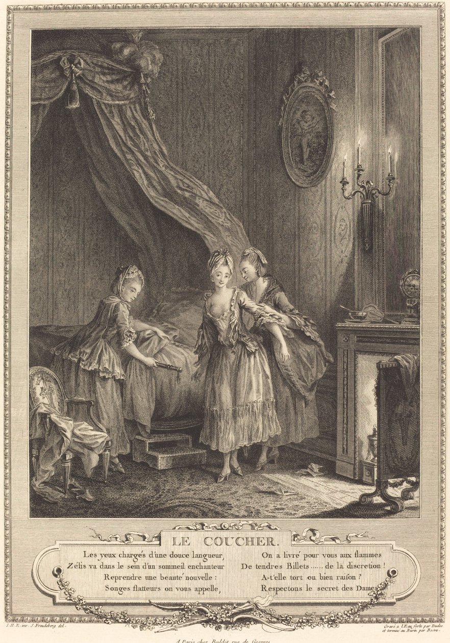 The Bedtime by Louis Bosse after Sigmund Freudenberger