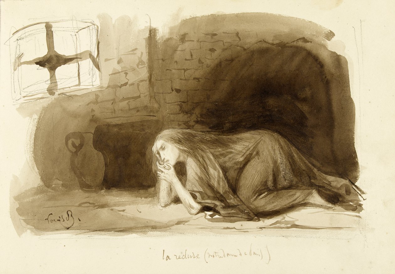 The Recluse by Louis Boulanger