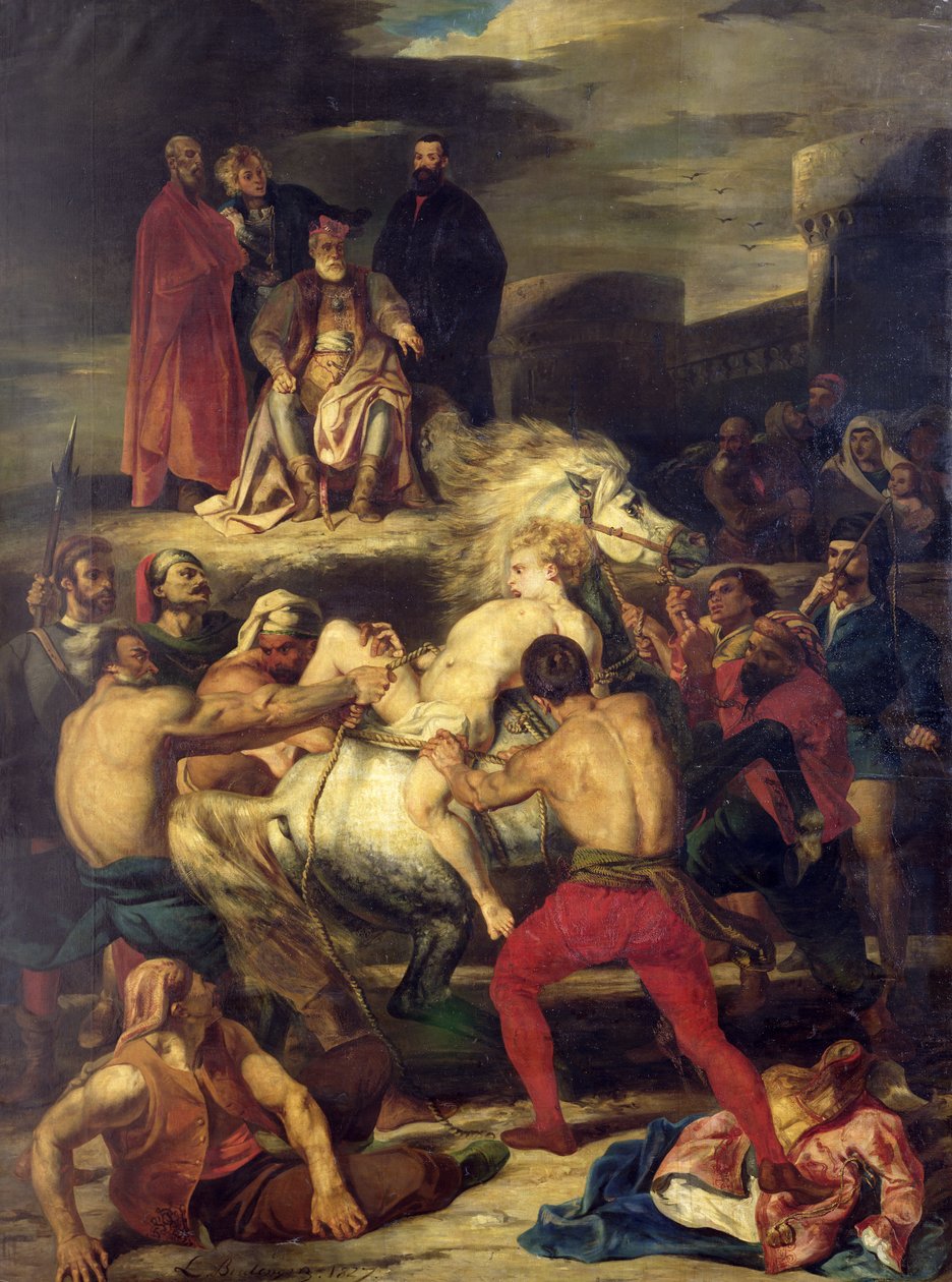 Mazeppa, 1827 by Louis Boulanger