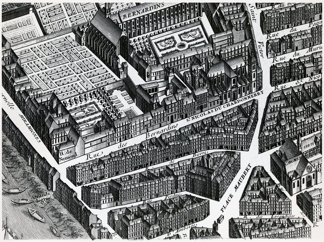 Turgot Map of Paris by Louis Bretez