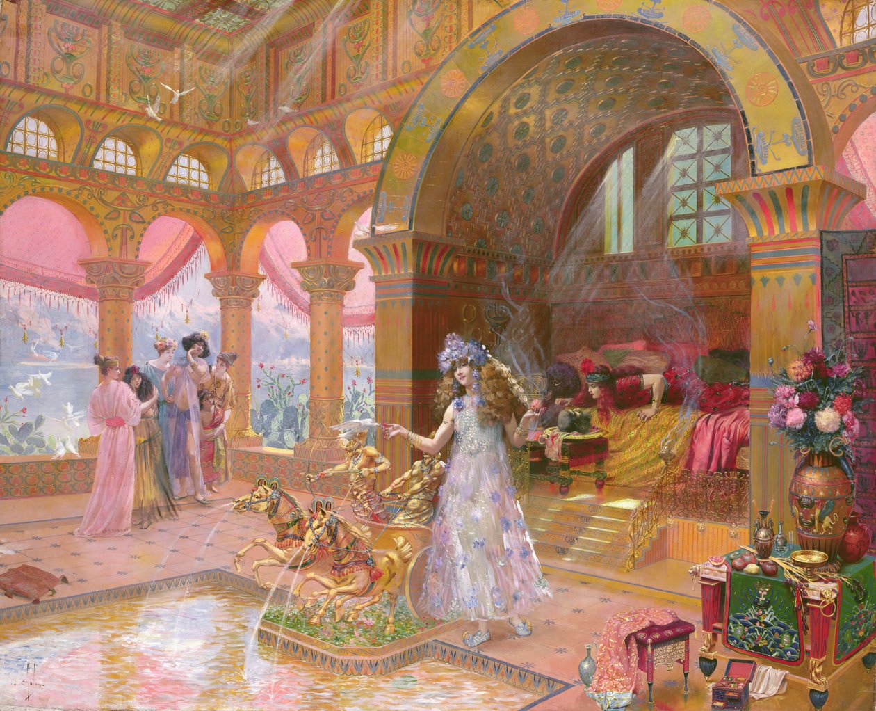 Dance of Salome by Louis Chalon