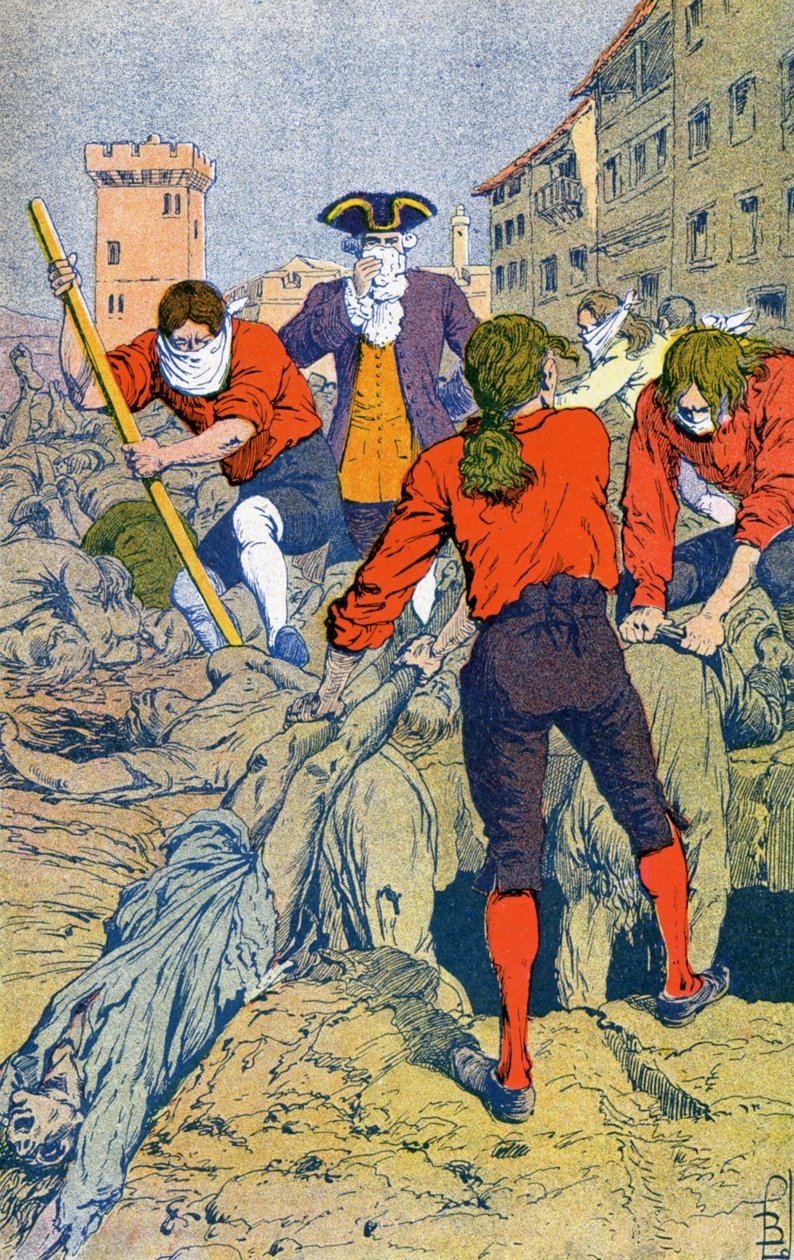 Plague of Marseille by Louis Charles Bombled