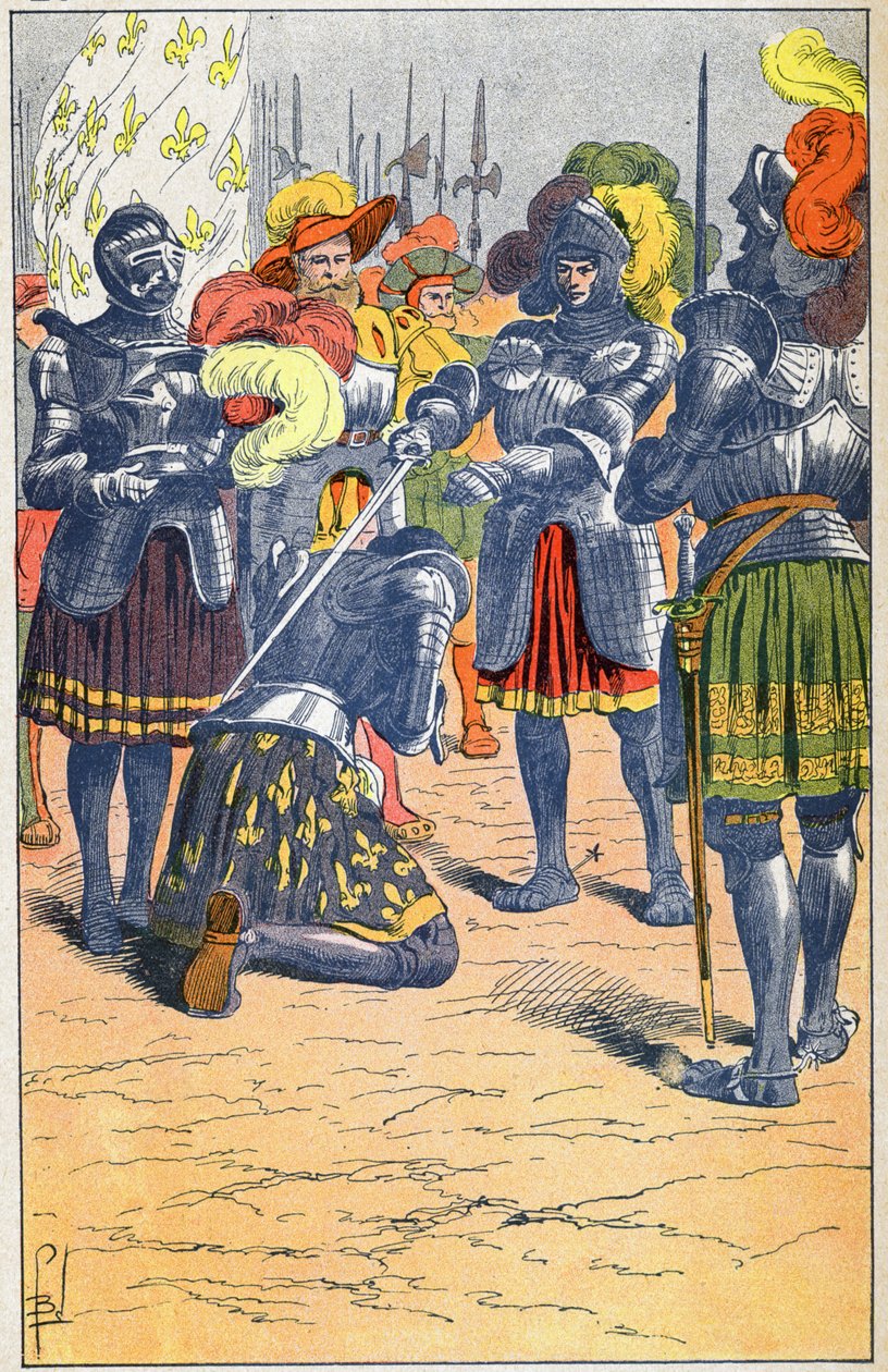 Softening of Francois I by Louis Charles Bombled