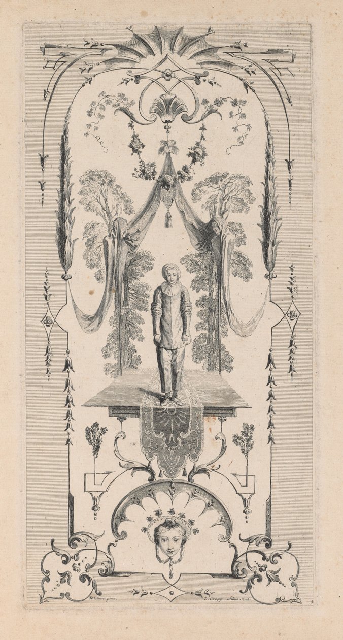 Pierrot, Arabesque by Louis Crepy