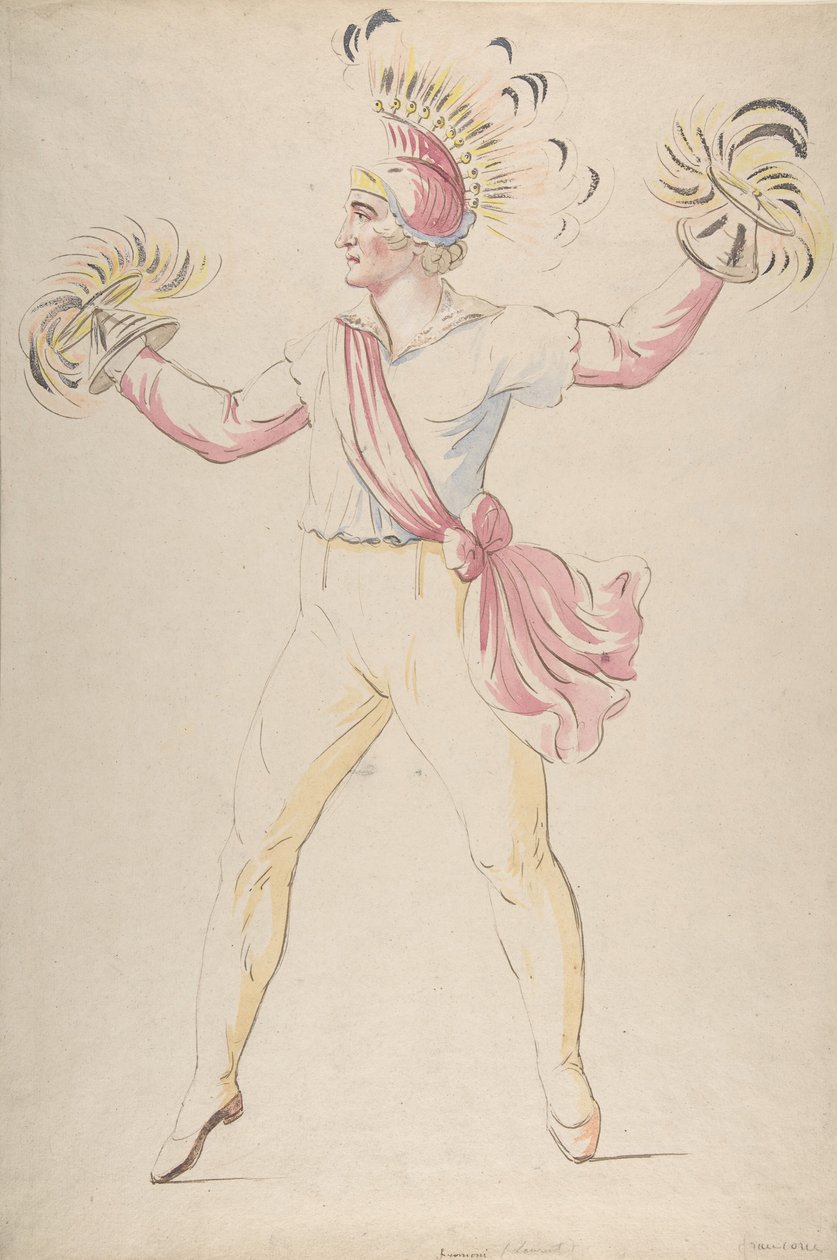 Franconi, Twirling Flaming Cones by Louis Ducros