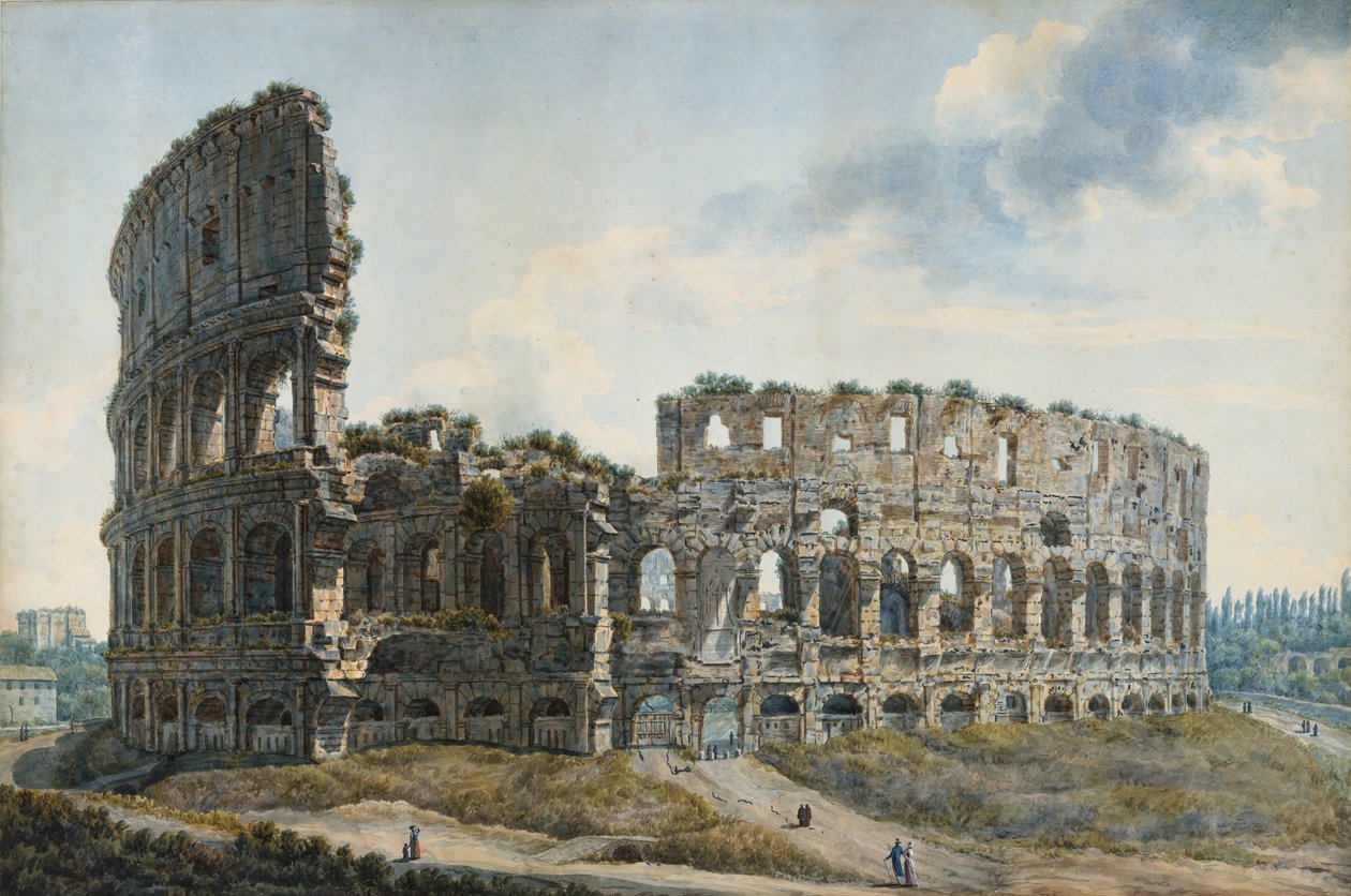The Colosseum, Rome by Louis Ducros