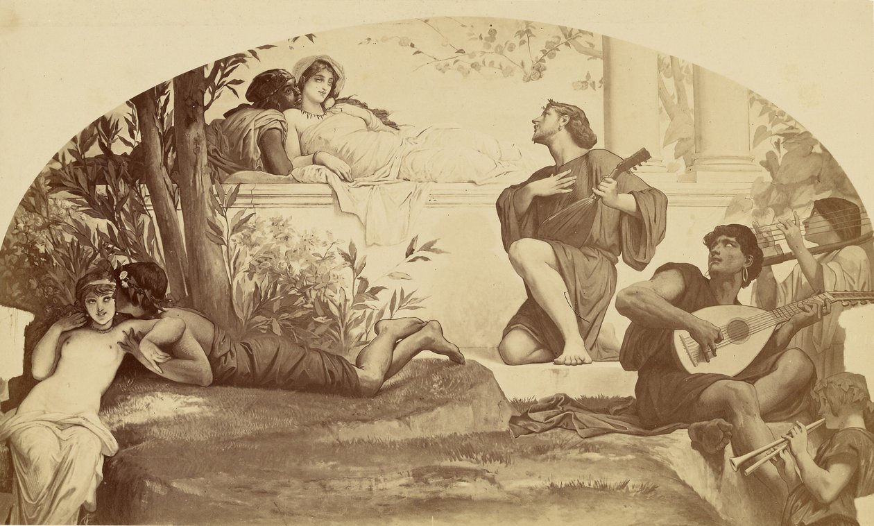 The Amorous Music by Louis Emile Durandelle