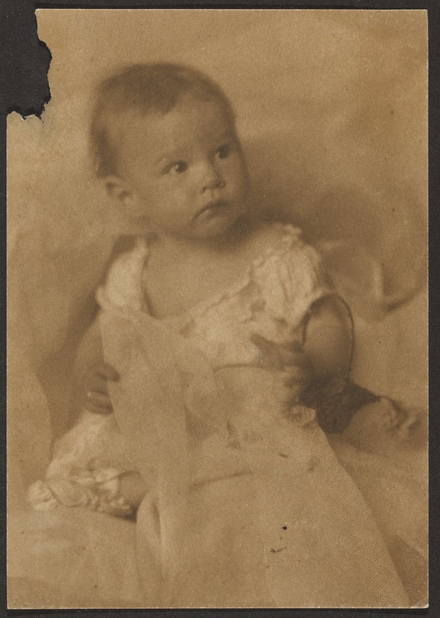 Baby with Tulle by Louis Fleckenstein