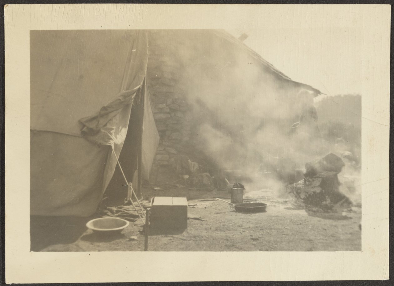 Camp Scene by Louis Fleckenstein