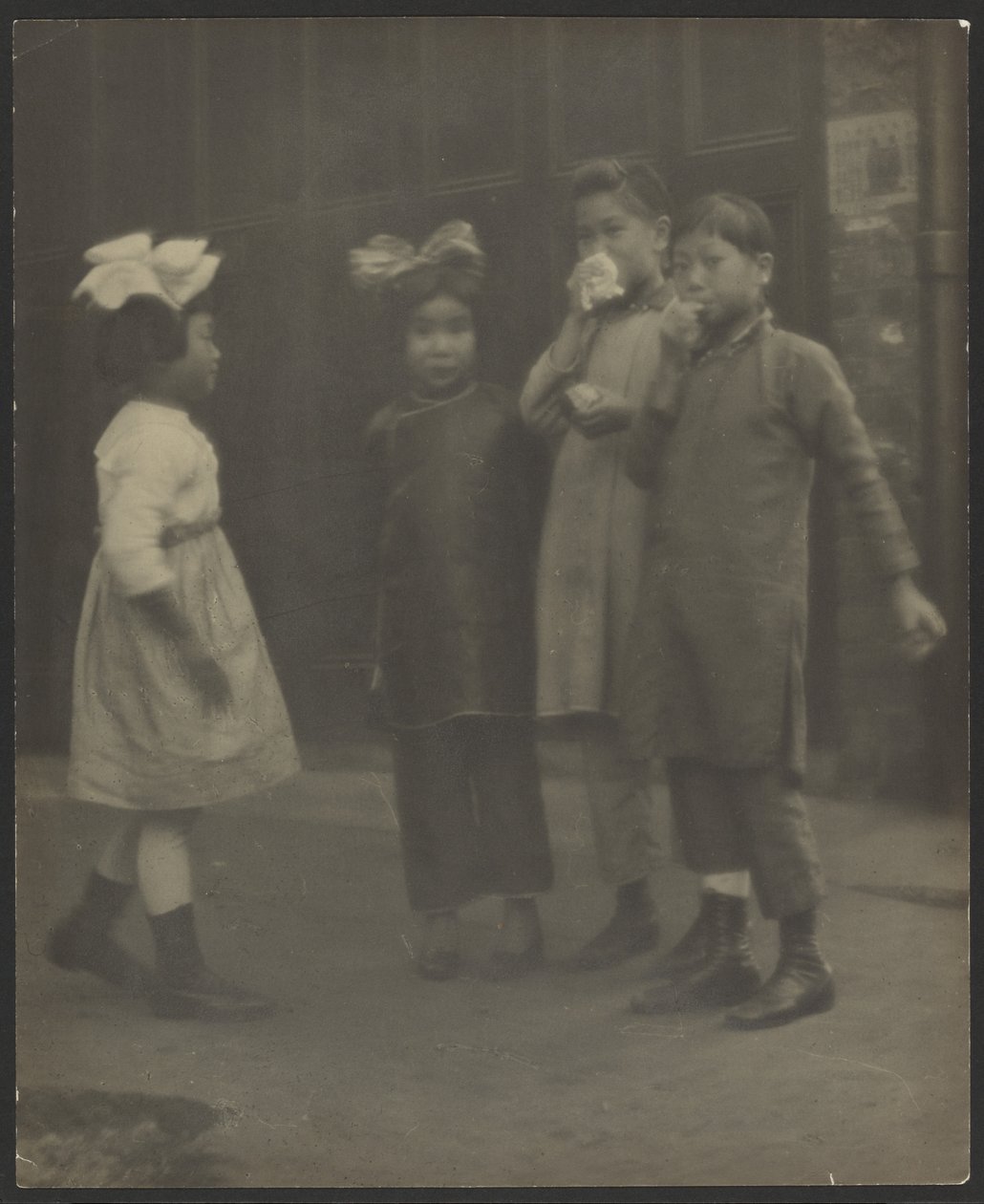 Children in Chinatown by Louis Fleckenstein